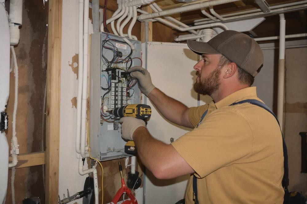 Installing new panel
